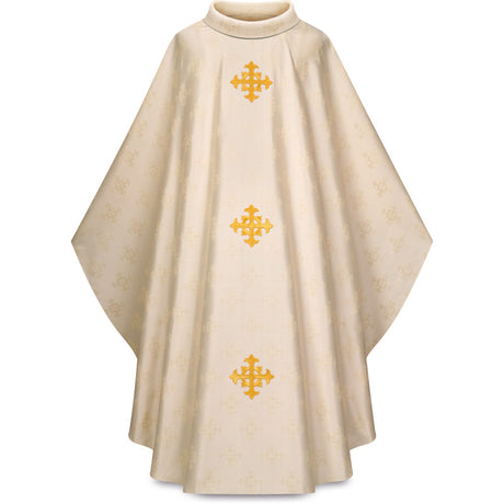 Adornes Damask Chasubles with Embroidered Crosses no. 3978