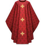 Adornes Damask Chasubles with Embroidered Crosses no. 3978