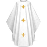 Adornes Damask Chasubles with Embroidered Crosses no. 3978