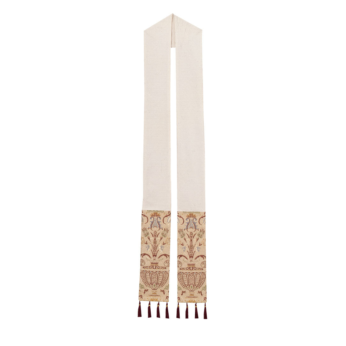 White Coronation Clergy Stole 663