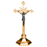 Hexagon Base Altar Crucifix - no. 245-133
