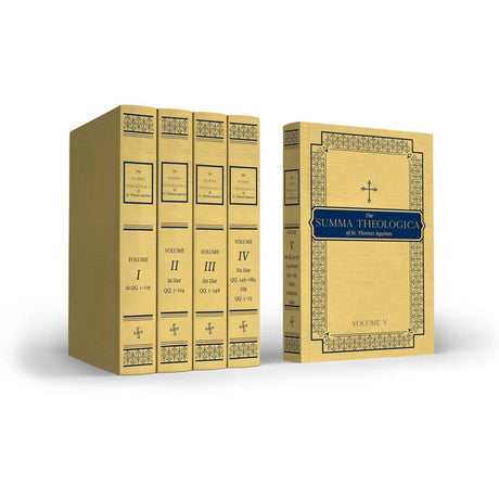 Summa Theologica - Complete 5-Volume Set   Paperback Edition