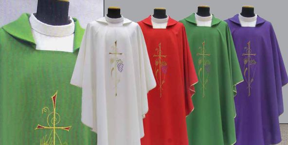 Assisi Primavera Fabric Chasubles  no. 581