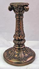 7 inch Antiqued Bronze Finish Candle Stick - no. SR-76032
