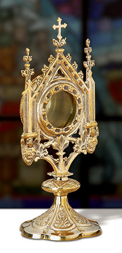 Brass Gothic Reliquary 3 inch Chamber MS821
