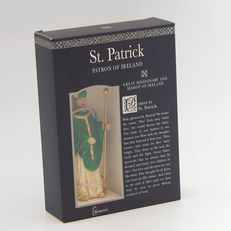 St Patrick 3.5 inch boxed figure and holy card