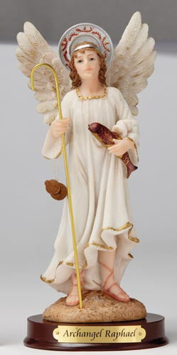Saint Raphael the Archangel Statue - 8 inch
