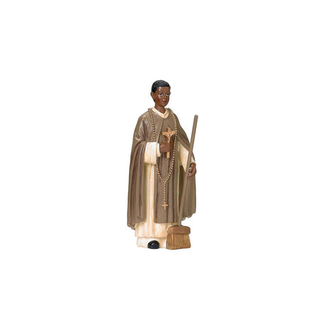 St Martin de Porres 4 inch boxed figure and holy card