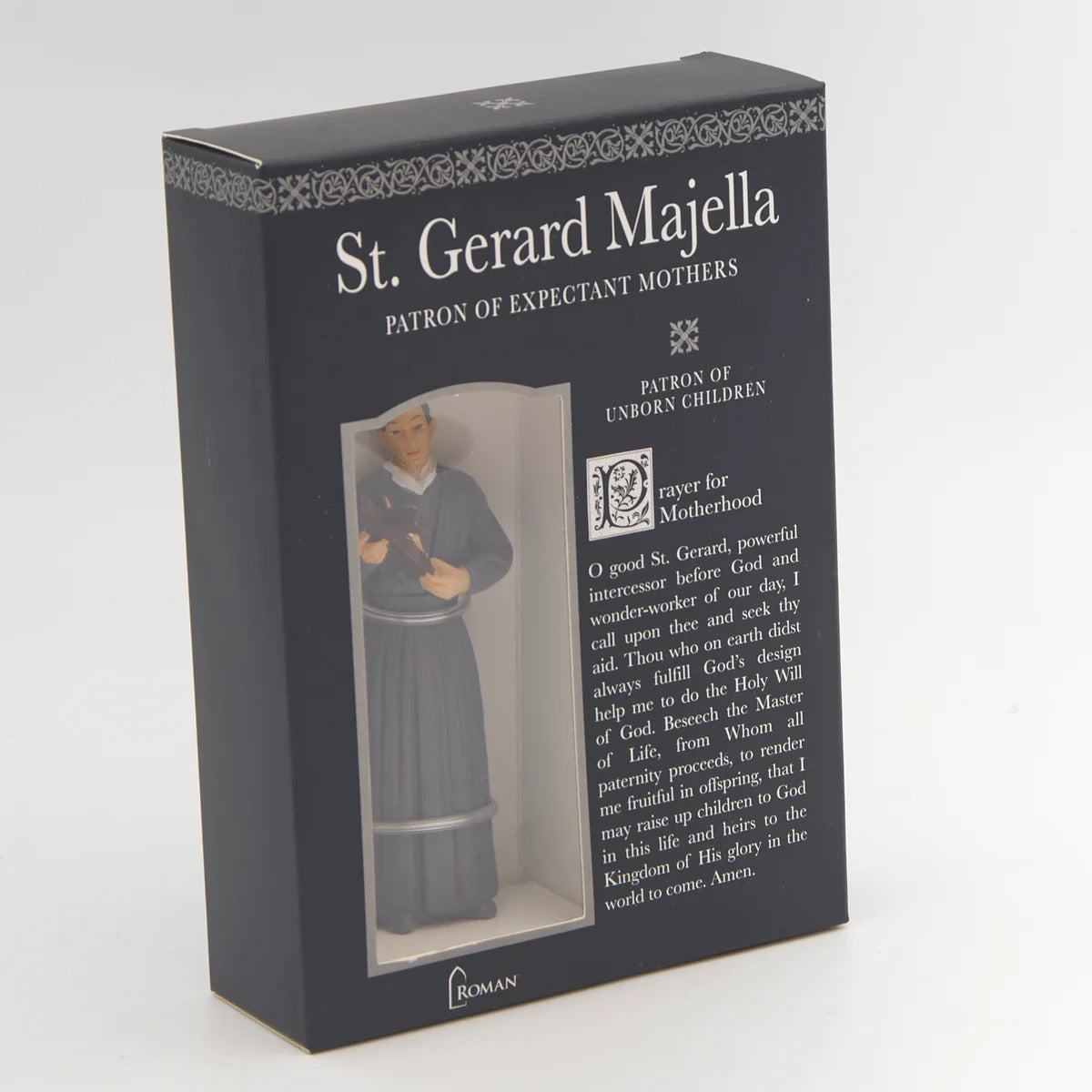St Gerard 4 inch boxed figure and holy card