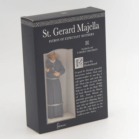 St Gerard 4 inch boxed figure and holy card