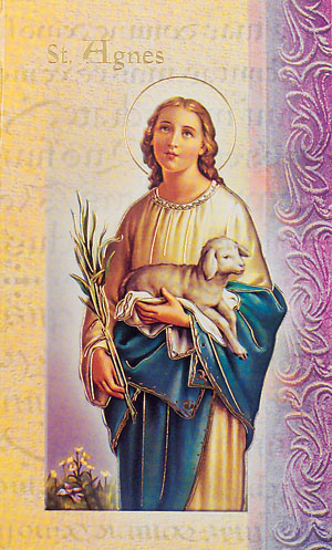 Saint Agnes Biography Pamphlet