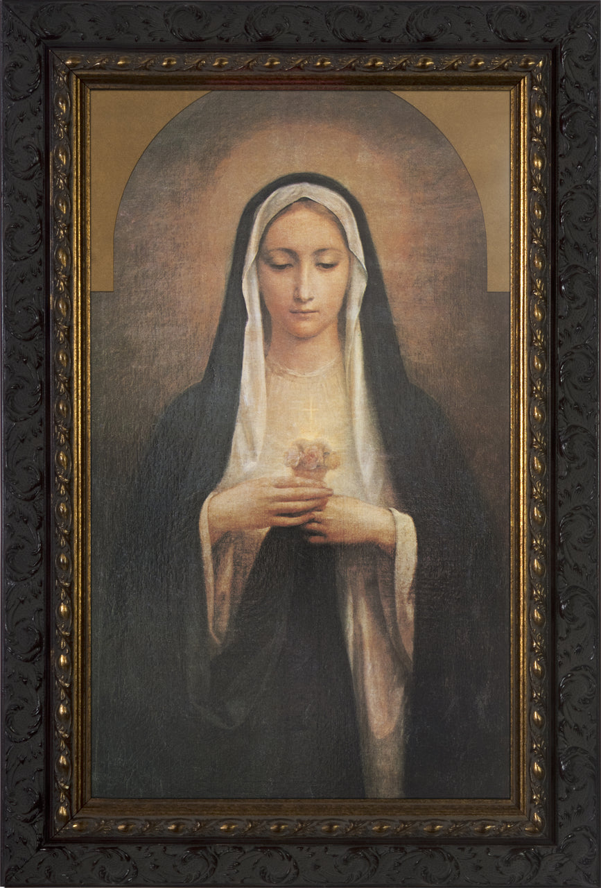 Immaculate Heart of Our Blessed Mother 8x14 Framed Print