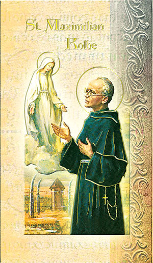 Saint Maximilian Kolbe Biography Pamphlet