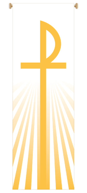 Chiro, Monogram of Christ  Printed Banner no. 7148