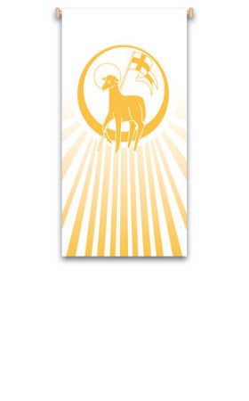 4 ft. Lamb of God Printed Banner no. 7211