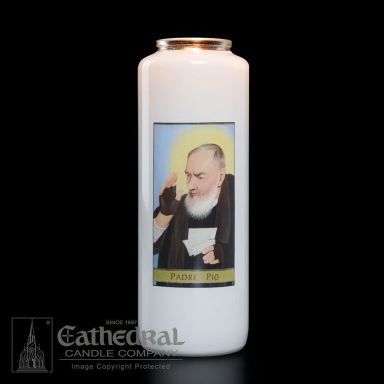 6 day St. Padre Pio Devotional Candle