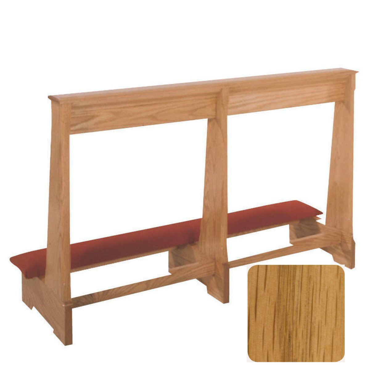 Fruitwood Finish Wedding Prie Dieu available in 4 sizes - 262