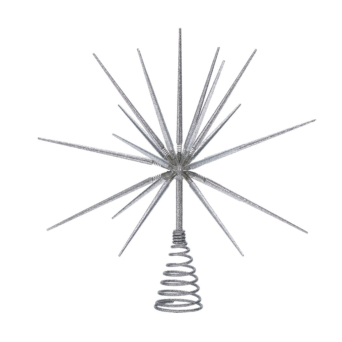 Silver Starburst Tree Topper