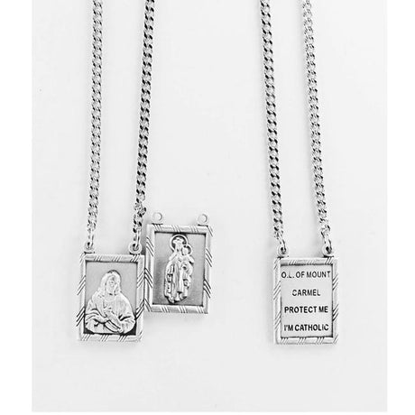 2 Piece Sterling SIlver Scapular no. L612