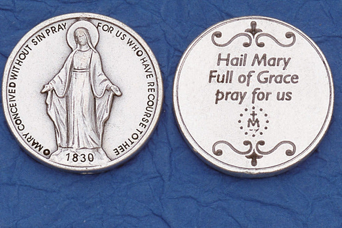 Miraculous Medal Coin Loose
