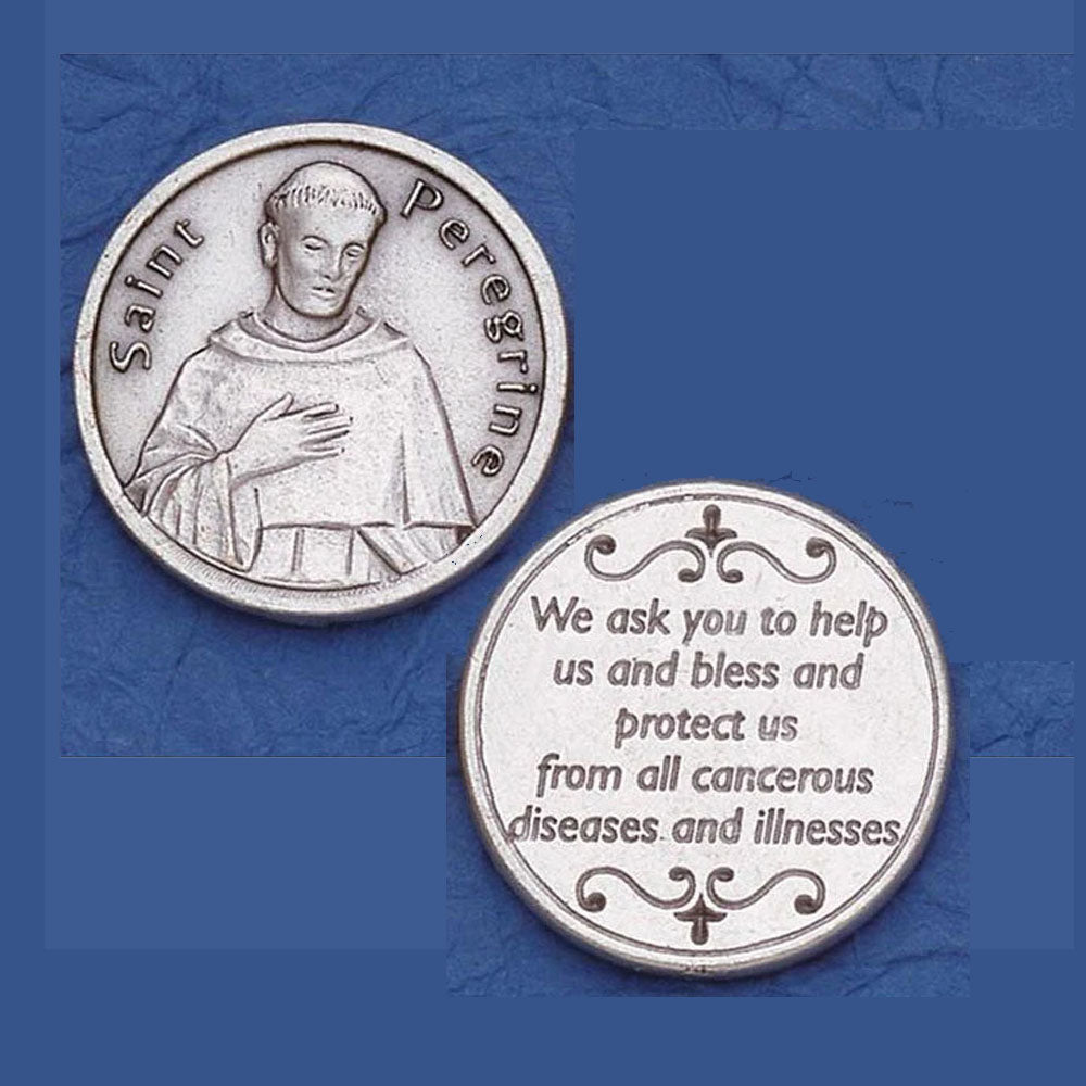 Saint Peregrine Coin Loose