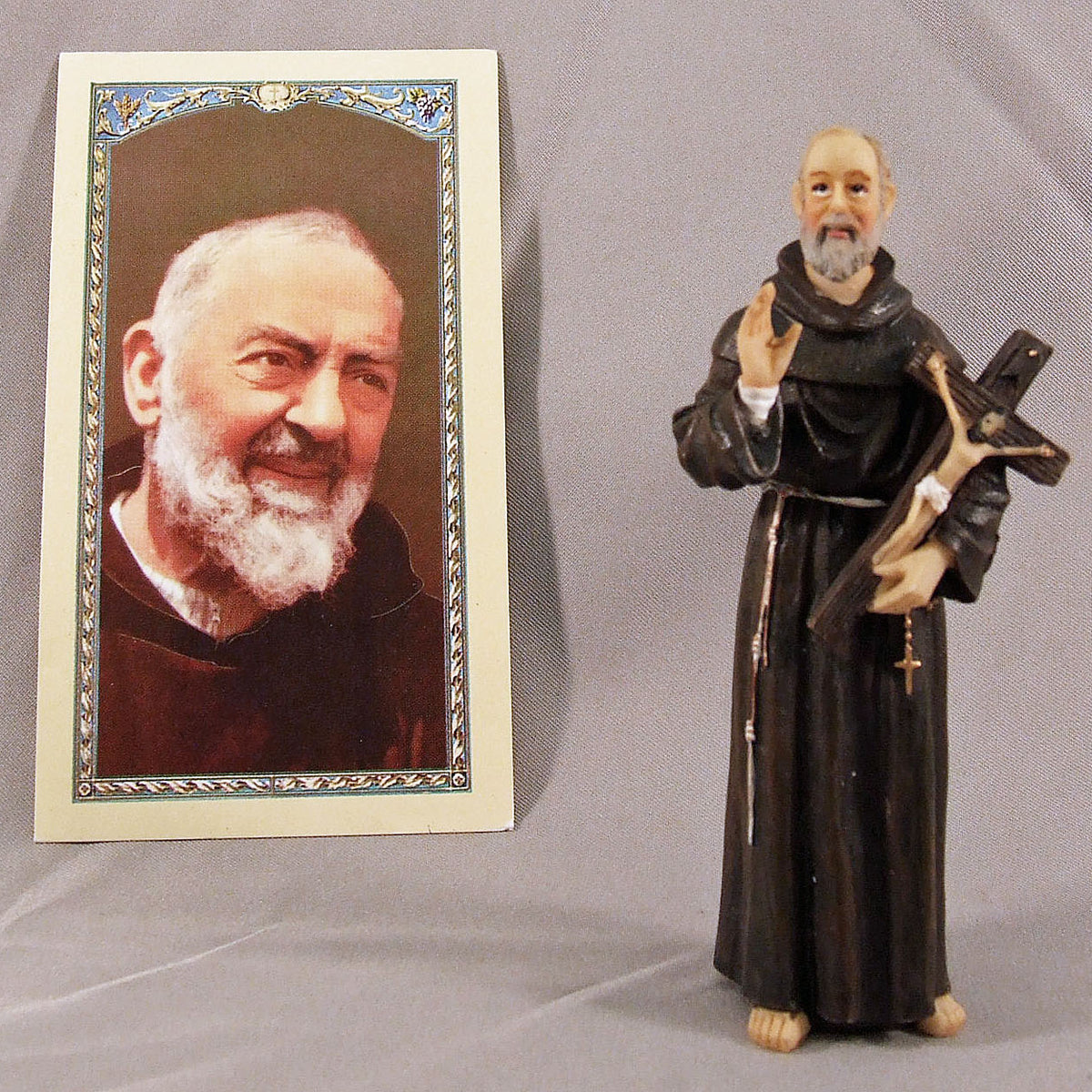 St (Padre) Pio - 3.5 inch figure - Roman Inc. 50289 – In His Name Store