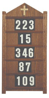 Hanging Hymn Board no. 237B