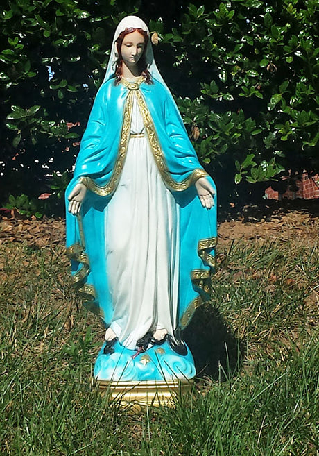 Our Lady of Grace Full Color Outdoor Statue - SA2405C