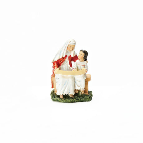 St Anne 3.5 inch boxed figure and holy card