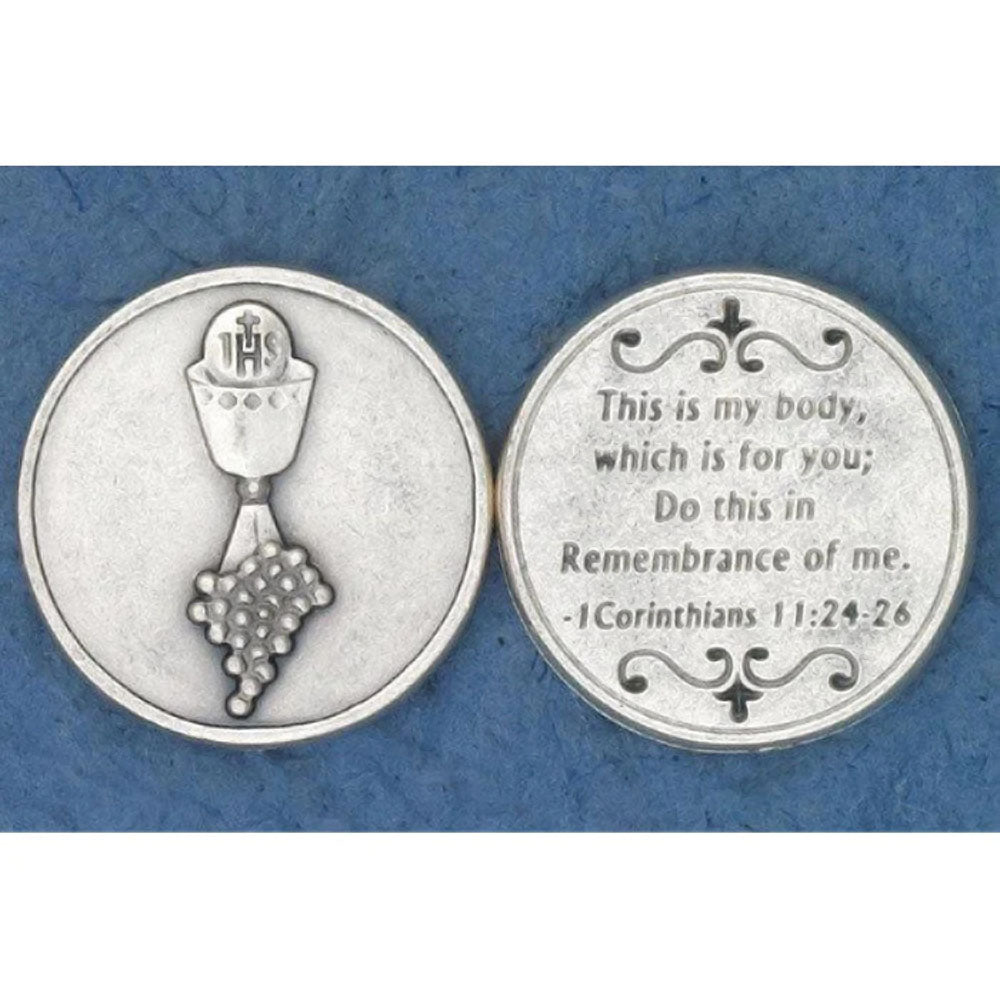 Holy Eucharist Chalice Coin Token