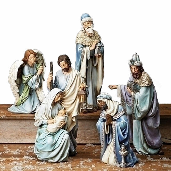 Blue Robe Nativity Figures from Joseph Studios
