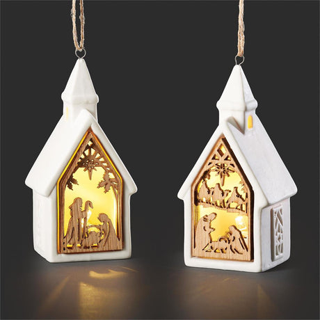 4.75 inch LED Nativity inc Church Ornaments 136333