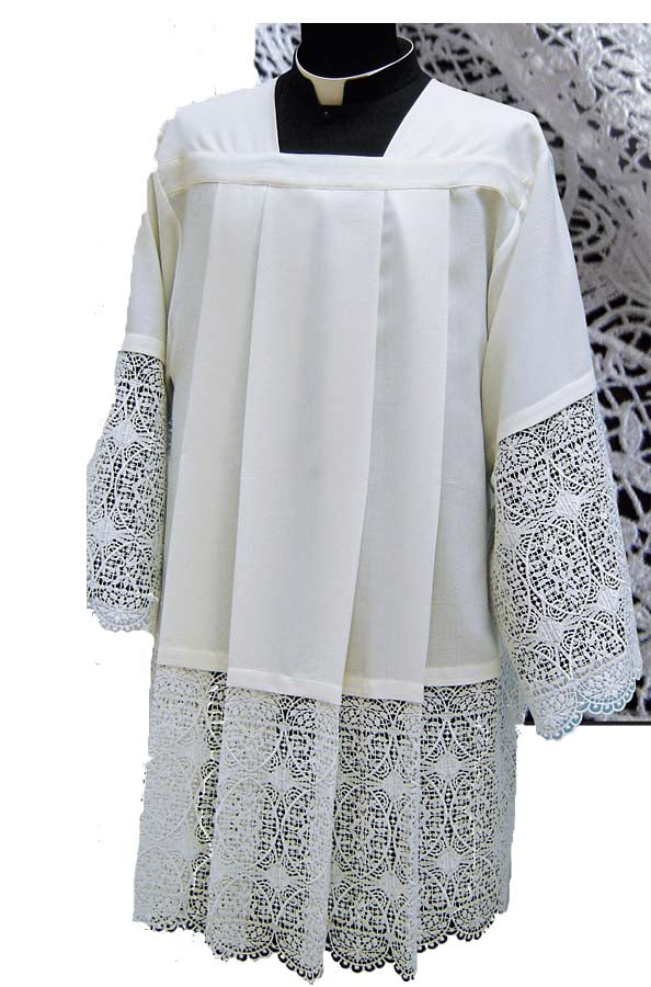 Tasmania Lace Hem Surplice from Italy - no. 9230