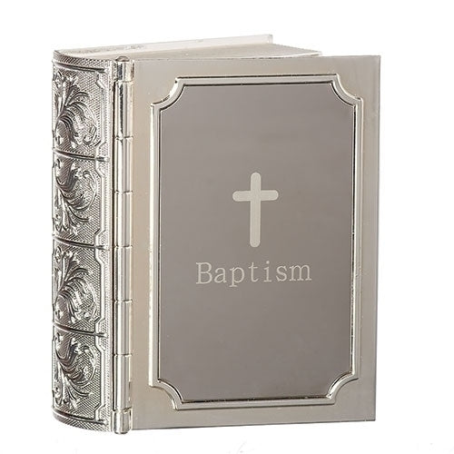 Baptism Bible Keepsake Box from Caroline Collection