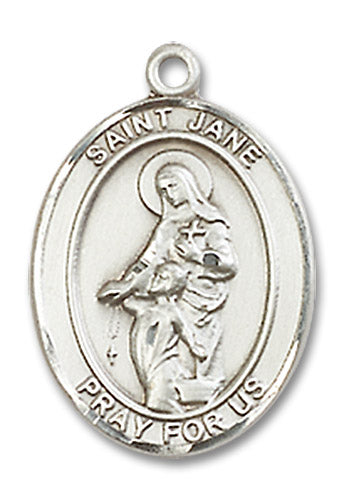 St. Jane of Valois Sterling Silver Medal 8029SS/18S