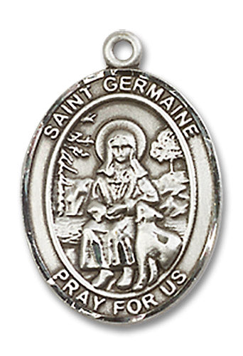 St. Germaine Cousin Sterling Silver Medal 8211SS/18S