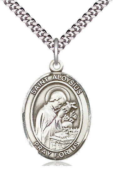 St. Aloysius Gonzaga Sterling Silver Medal