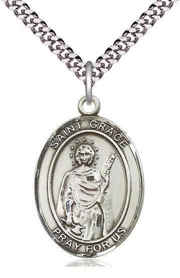 St. Grace Sterling Silver Medal