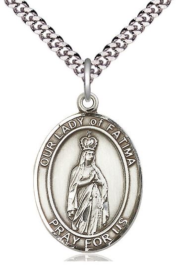 Our Lady of Fatima Sterling Silver Medal