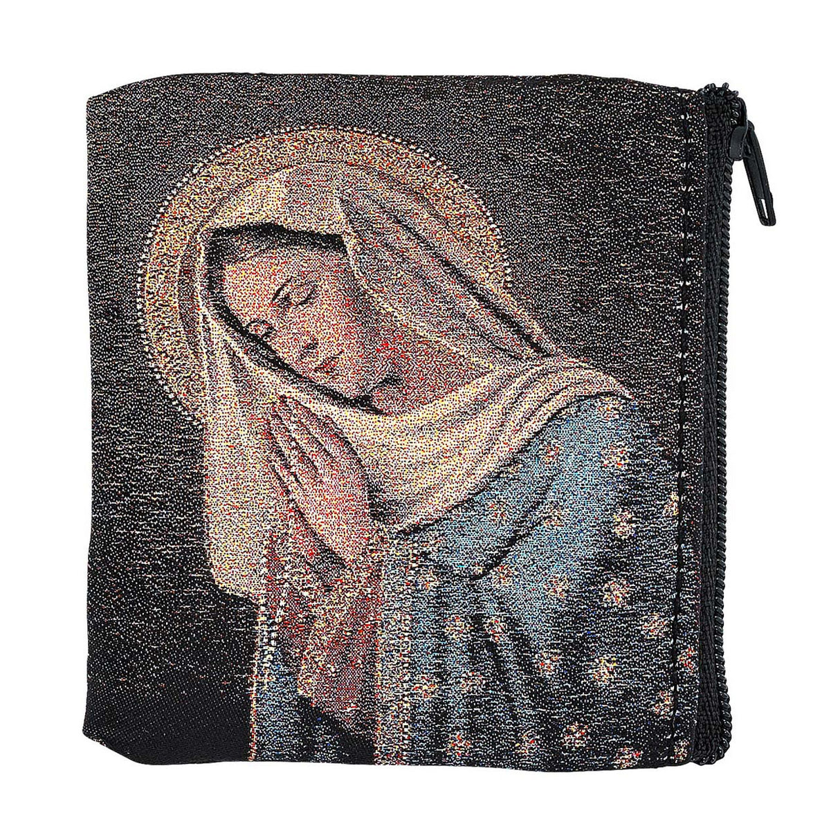 Praying Madonna Tapestry Rosary Case  RP4