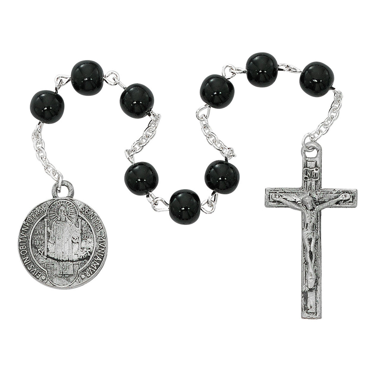 St Benedict Chaplet with Laminated "How-to" Prayer Card