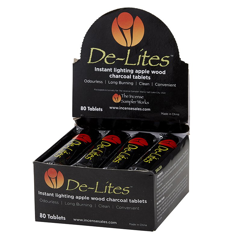 De-Lite Charcoal 80 ct. tablet box