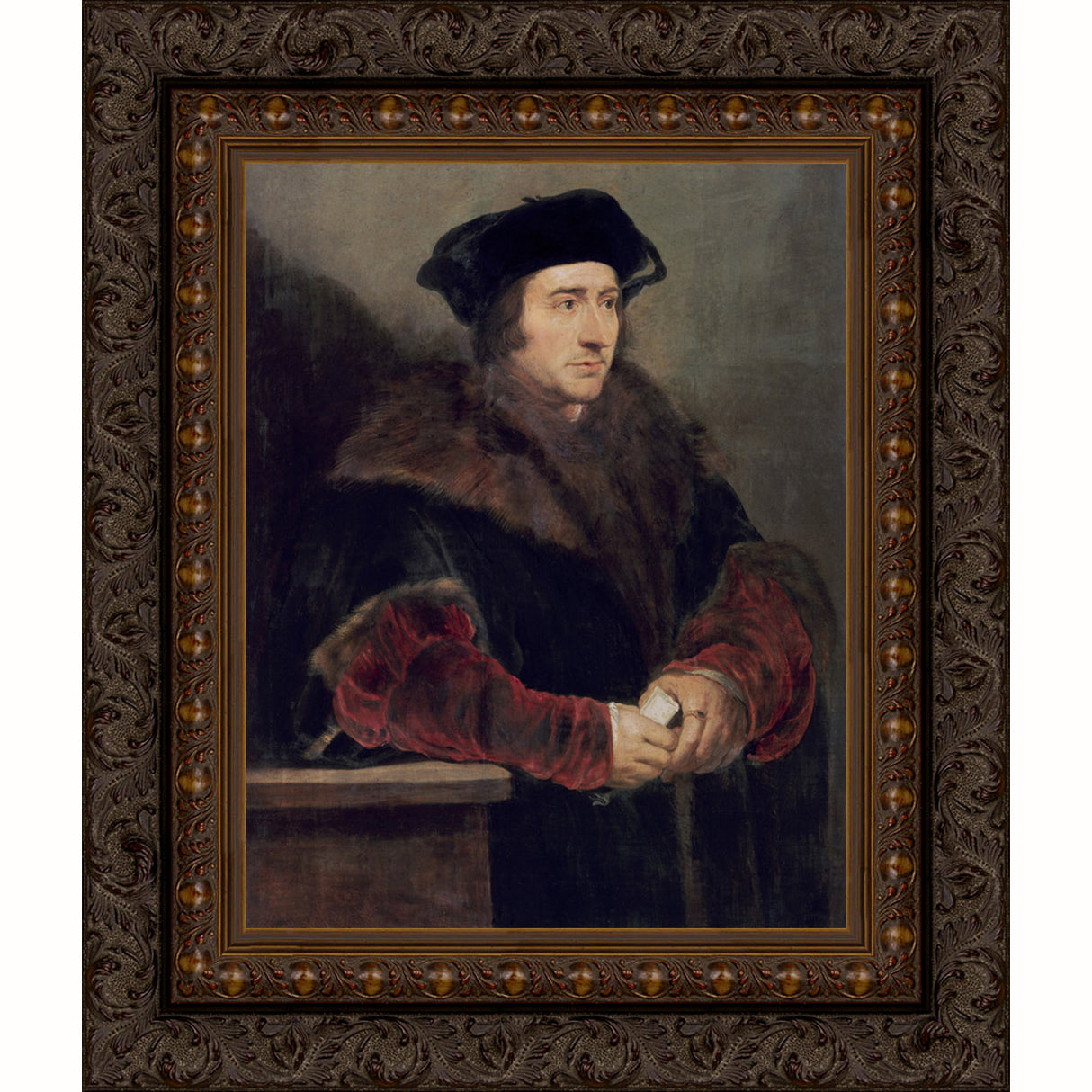 Saint Thomas More 16x20 Fine Art Canvas Framed