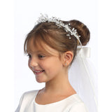 Cindy Crystal Flower Veil