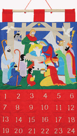 Alleluia Perpetual Felt Advent Calendar
