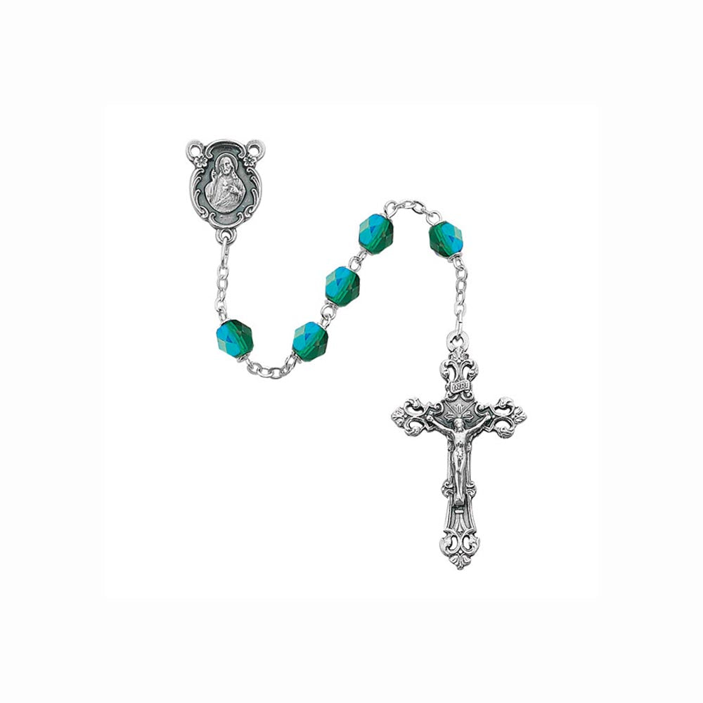 May Emerald Crystal Rosary