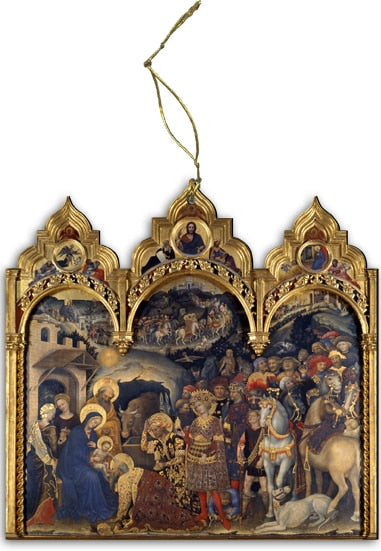 Adoration of the Magi Triptych Ornament
