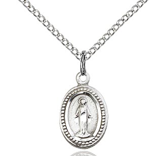 Sterling Silver Miraculous Pendant  0700SS/18SS