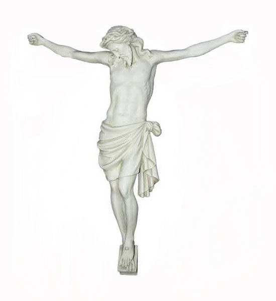 33 inch Crucified Christ Corpus with Head Down (Made to Order)