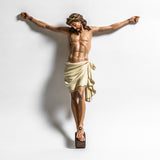 33 inch Crucified Christ Corpus with Head Down (Made to Order)